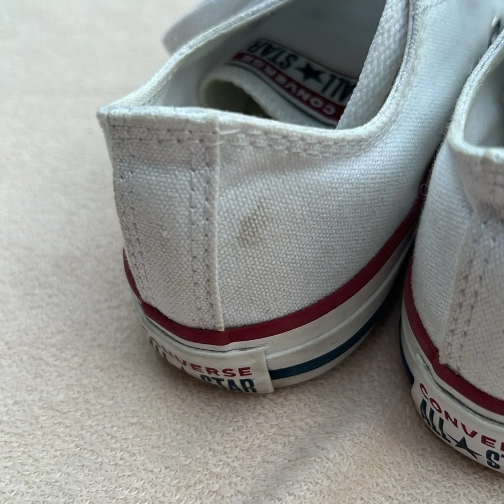 Converse All Star white size 3 Youth sneakers